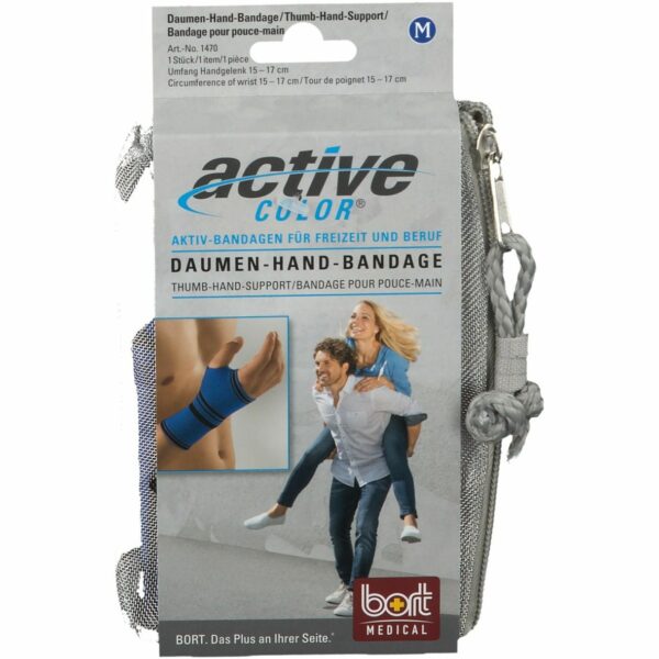 Bort ActiveColor® Daumen-Hand-Bandage Gr. M blau