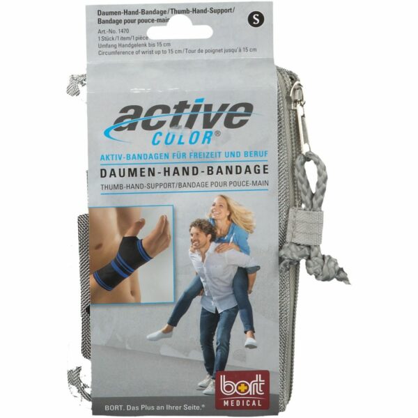 Bort ActiveColor® Daumen-Hand-Bandage Gr. S schwarz