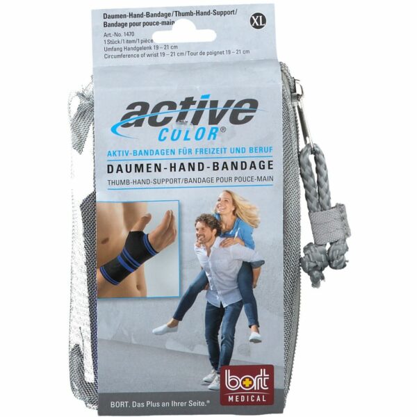 Bort ActiveColor® Daumen-Hand-Bandage Gr. XL schwarz