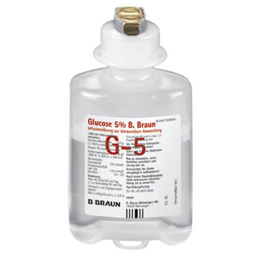 Glucose 5% B.Braun Injektionsflasche