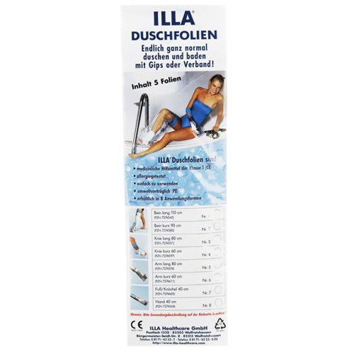 Illa® Duschfolien Knie lang - 80cm