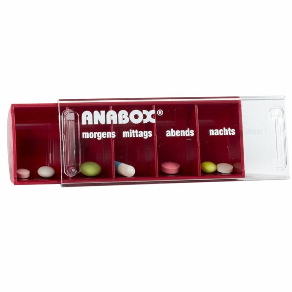 Anabox® Tagesbox Display rot