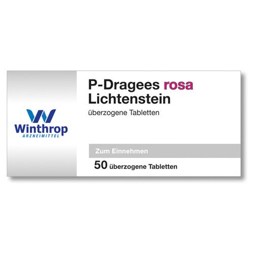 P-Dragees rosa Lichtenstein