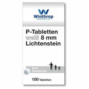 P-Tabletten weiß 8 mm Lichtenstein