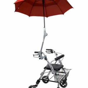 Regen - oder Sonnen - Schirm für Rollatoren und Rollstühle