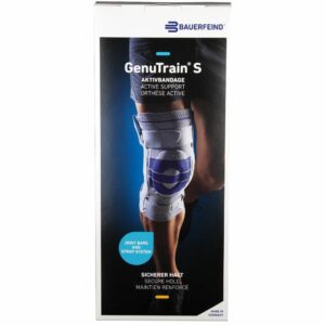GenuTrain® S Knieführungsbandage links Gr. 7 titan