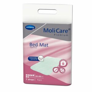 MoliCare Premium Bed Mat Textile 7 Tropfen 85 x 90 cm