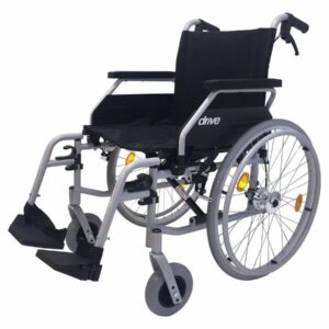 Standard-Stahlrollstuhl Drive Medical Ecotec Rollstuhl 2G mit Trommelbremse Sitzbreite 38cm