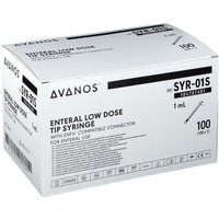 Avanos Enteral Spritze 1 ml mit Low-Dose-Tip