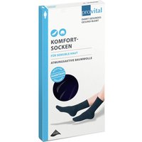 provital Komfort-Socken woman 35-38 schwarz