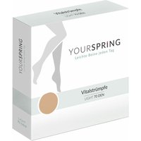 Spring® Yourspring Light Vital-Kniestrumpf Gr. 38/39 honig