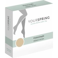 Spring® Yourspring Light Vital-Kniestrumpf Gr. 38/39 nuss
