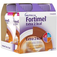 Fortimel Trinknahrung Schoko-Karamell Extra 2 kcal | Pack mit 8 Flaschen zu je 200ml | Hochkalorisch und eiweißreich