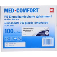 Med-Comfort® PE-Einmalhandschuhe gehämmert