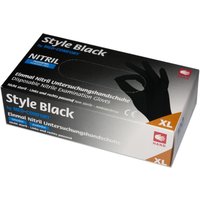 AMPri Style Black Nitrilhandschuhe schwarz puderfrei Gr. XL