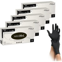 Maimed Black Nitril Handschuhe puderfrei schwarz Gr. XL