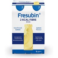 Fresubin 2 kcal Fibre Trinknahrung Lemon | Aufbaukost & Nahrung mit Vitamin D für mehr Energie