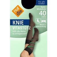 NUR DIE Knie Vitastütz - schwarz - Größe one size