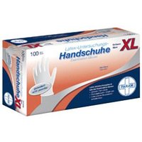 Handschuhe Einmal Latex gepudert XL