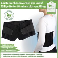 Vital Comfort Flexitek Aktiv Rückenbandage mit Klettverschluss Universalgröße zur Stabilisierung