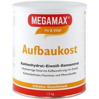 Megamax® Fit & Vital Aufbaukost Kohlenhydrat-Eiweiß-Konzentrat Schoko-Geschmack