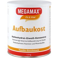 Megamax® Fit & Vital Aufbaukost Kohlenhydrat-Eiweiß-Konzentrat Vanille-Geschmack
