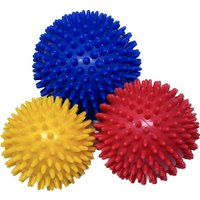 Igelball 3er-Set (blau - rot - gelb )