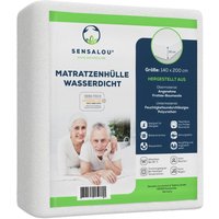 Sensalou Matratzenbezug mit Reissverschluss wasserdicht 140x200x30cm Matratzenhülle für Allergiker