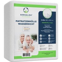 Sensalou Matratzenbezug mit Reissverschluss wasserdicht 180x200x20cm Encasing für Allergiker