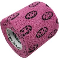 LisaCare Kohäsive Bandage 5cm - Smiley rosa