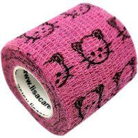 LisaCare selbstklebender Verband - Katze rosa - 5cm x 4
