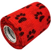 LisaCare selbsthaftende Bandage - Pfote Rot - 7