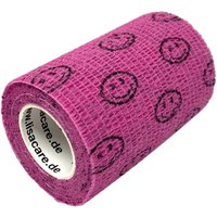 LisaCare selbsthaftende Bandage - Smiley Rosa - 7