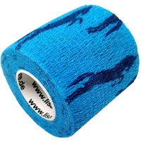 LisaCare Kohäsive Bandage 5cm - Pferde blau