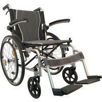 Ultraleichter Rollstuhl Aluminium mit Begleitbremse