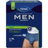 Tena Men Active Fit Pants Plus blau L/Xl