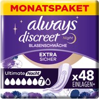 always - Inkontinenzeinlagen 'Discreet Ultimate Nacht'