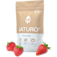 Saturo Trinkmahlzeit Erdbeere | Vegane Trinknahrung| Astronautenkost mit Protein & Nährstoffen