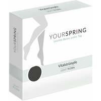 Spring® Yourspring Light Vital-Kniestrumpf Gr. 41/42 schwarz
