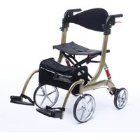 2 in 1 Rollator Spring Vario mit Rollstuhl Funktion | Bescomedical